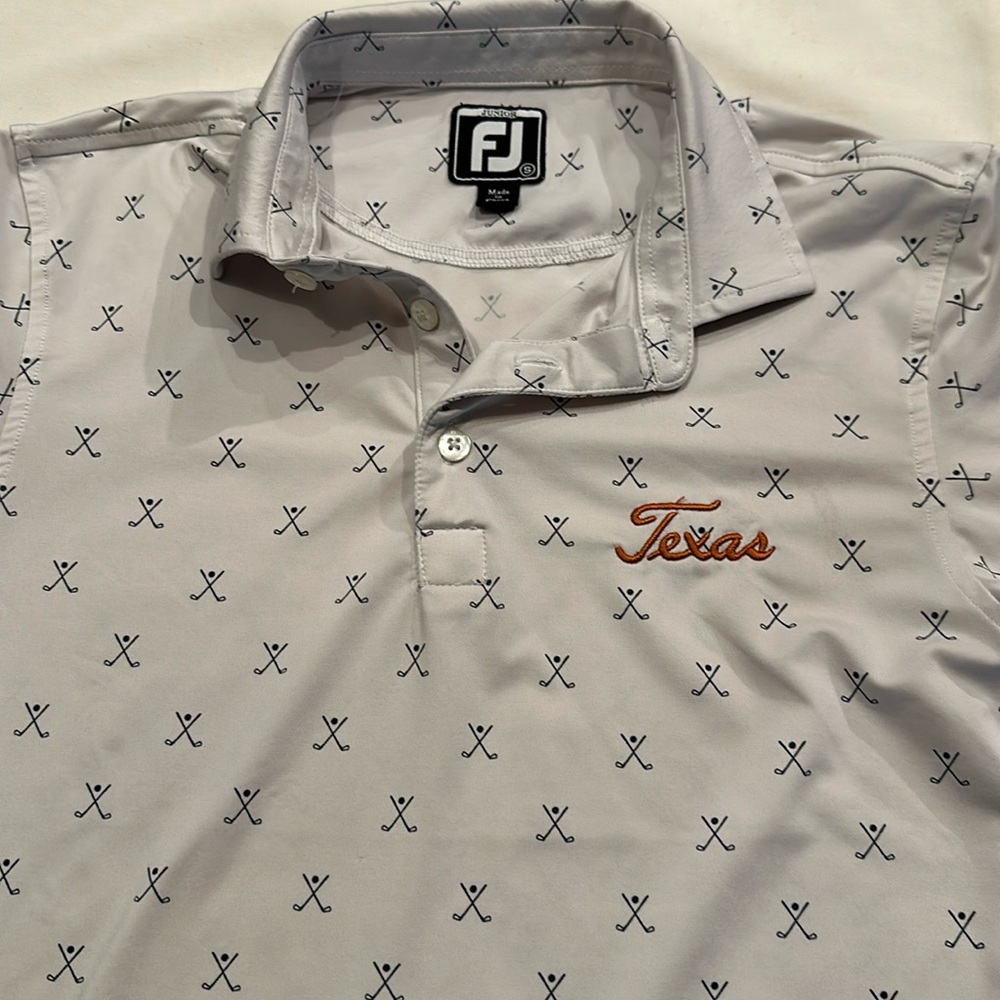Youth University of Texas Golf Shirt - Size S